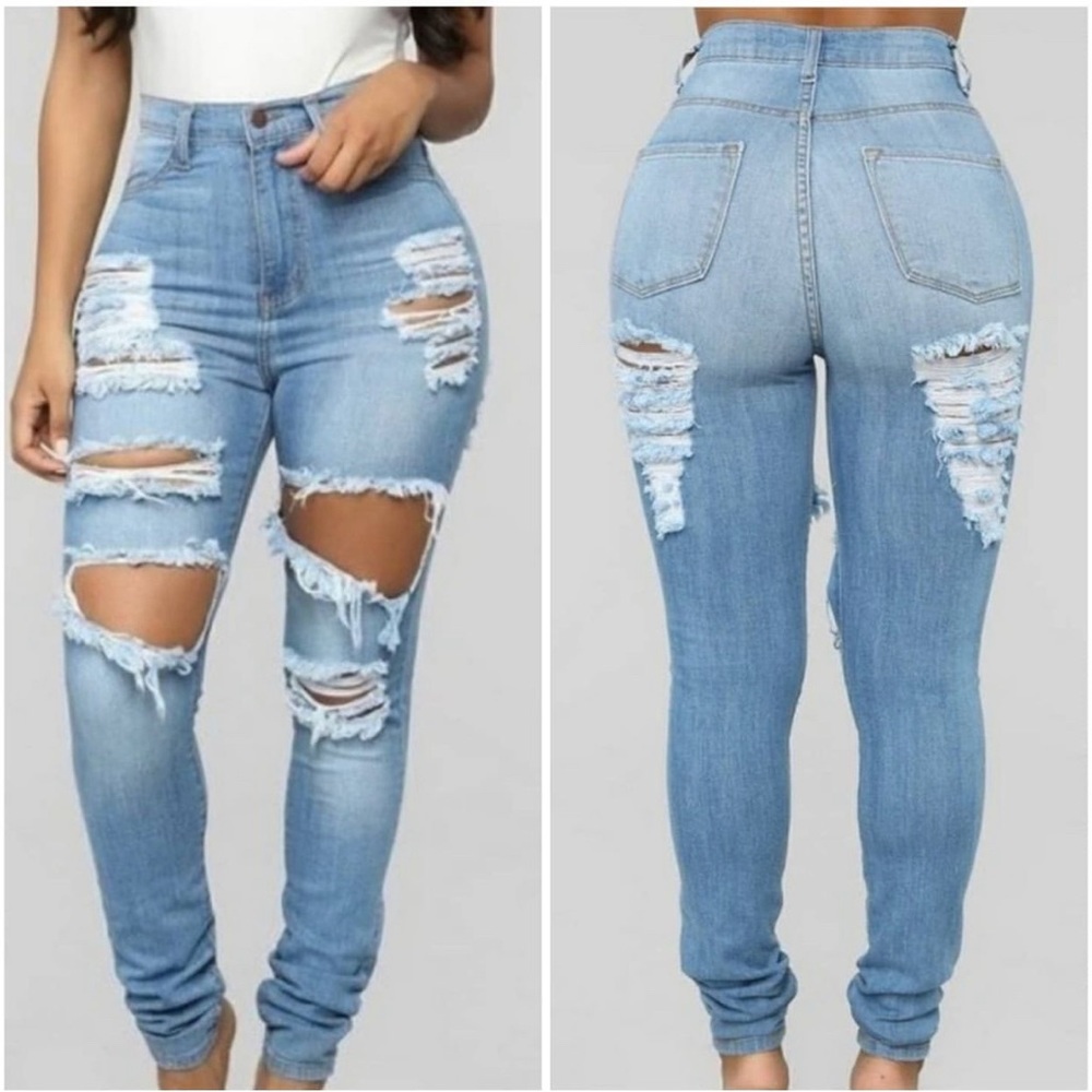 Ripped Denim Jeans